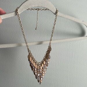 Gold Bib Necklace